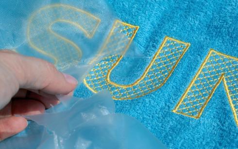 SOLVY - водорозчинна плівка для вишивки на ворсистих тканинах 20 мікрон ширина 50см